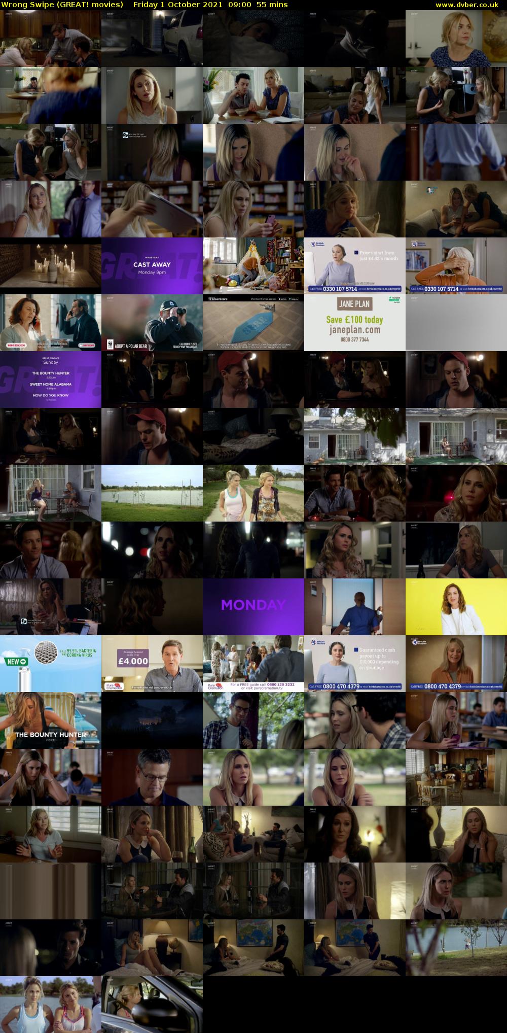 Wrong Swipe (GREAT! movies) Friday 1 October 2021 09:00 - 09:55