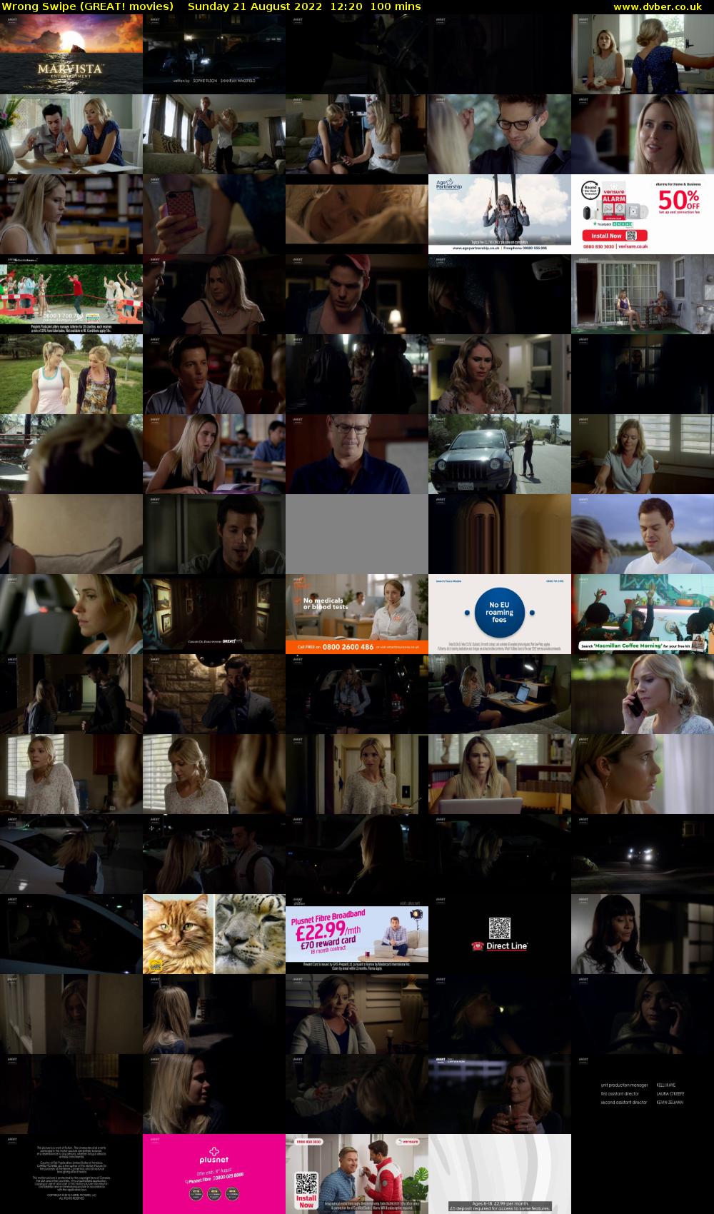 Wrong Swipe (GREAT! movies) Sunday 21 August 2022 12:20 - 14:00