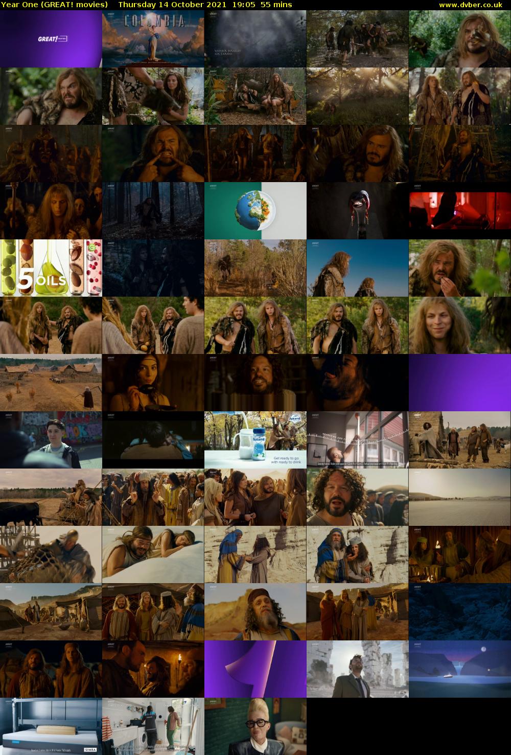 Year One (GREAT! movies) Thursday 14 October 2021 19:05 - 20:00