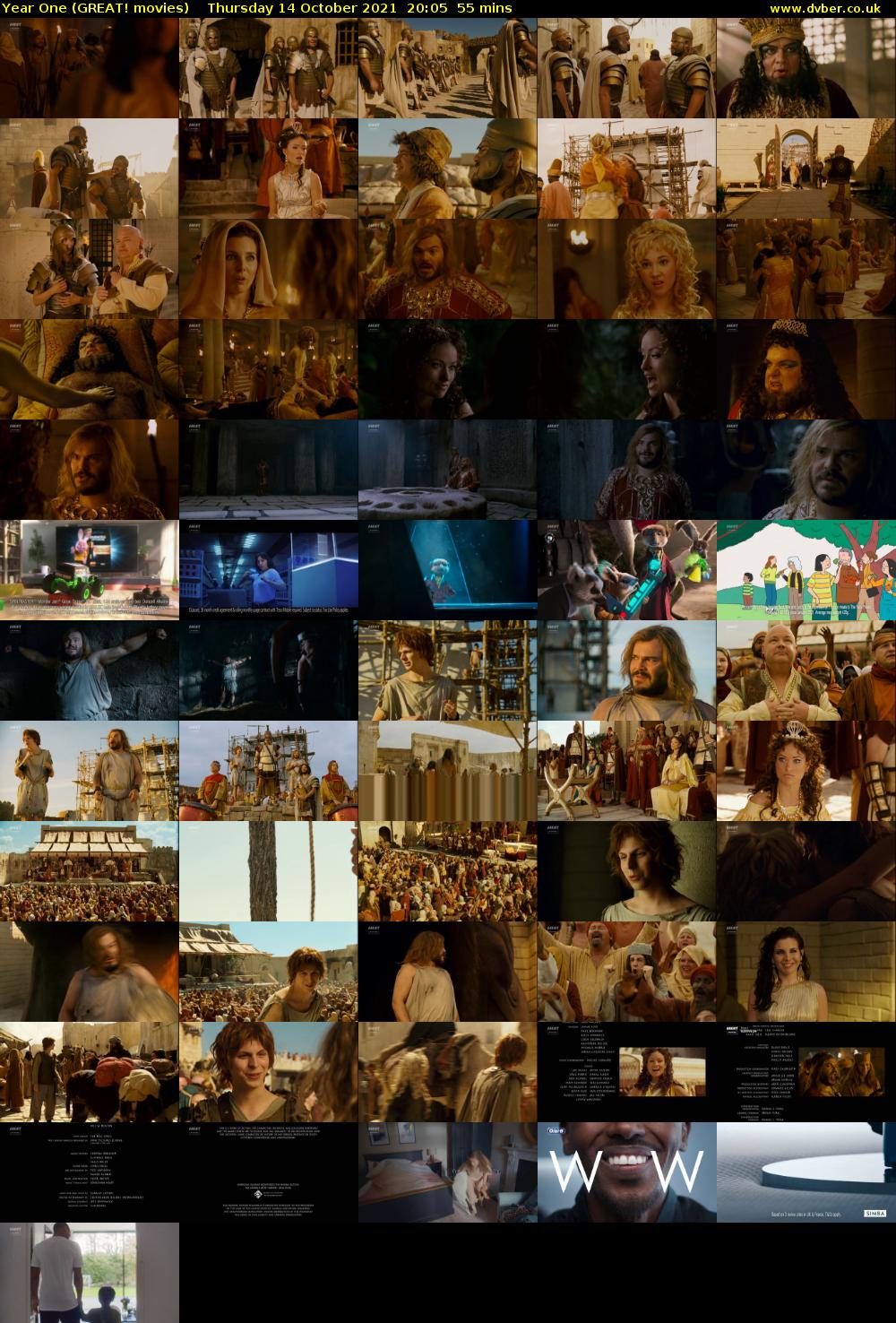 Year One (GREAT! movies) Thursday 14 October 2021 20:05 - 21:00