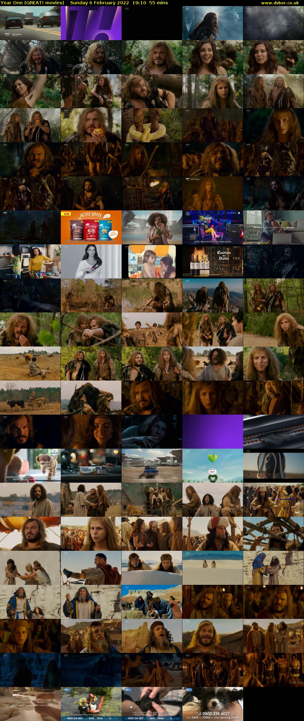 Year One (GREAT! movies) Sunday 6 February 2022 19:10 - 20:05