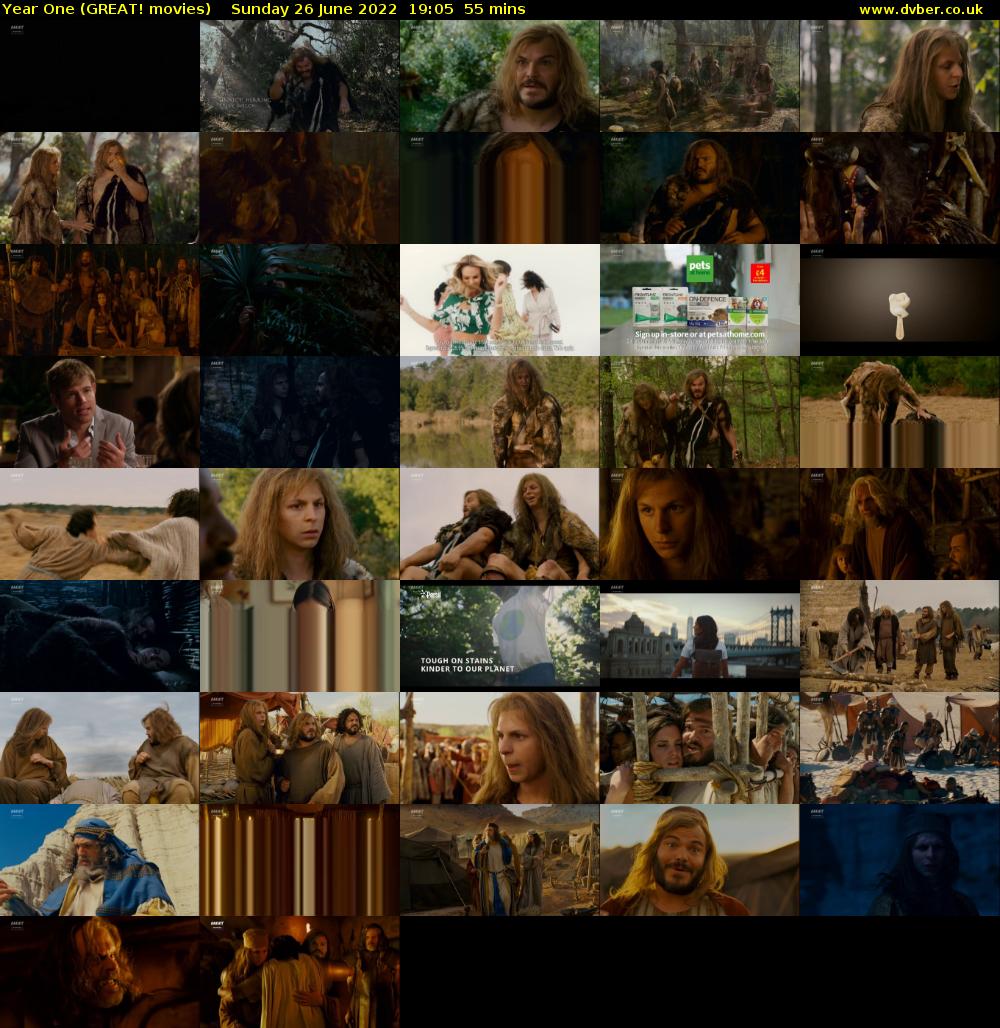 Year One (GREAT! movies) Sunday 26 June 2022 19:05 - 20:00