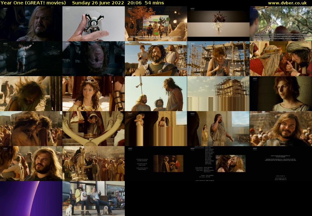 Year One (GREAT! movies) Sunday 26 June 2022 20:06 - 21:00