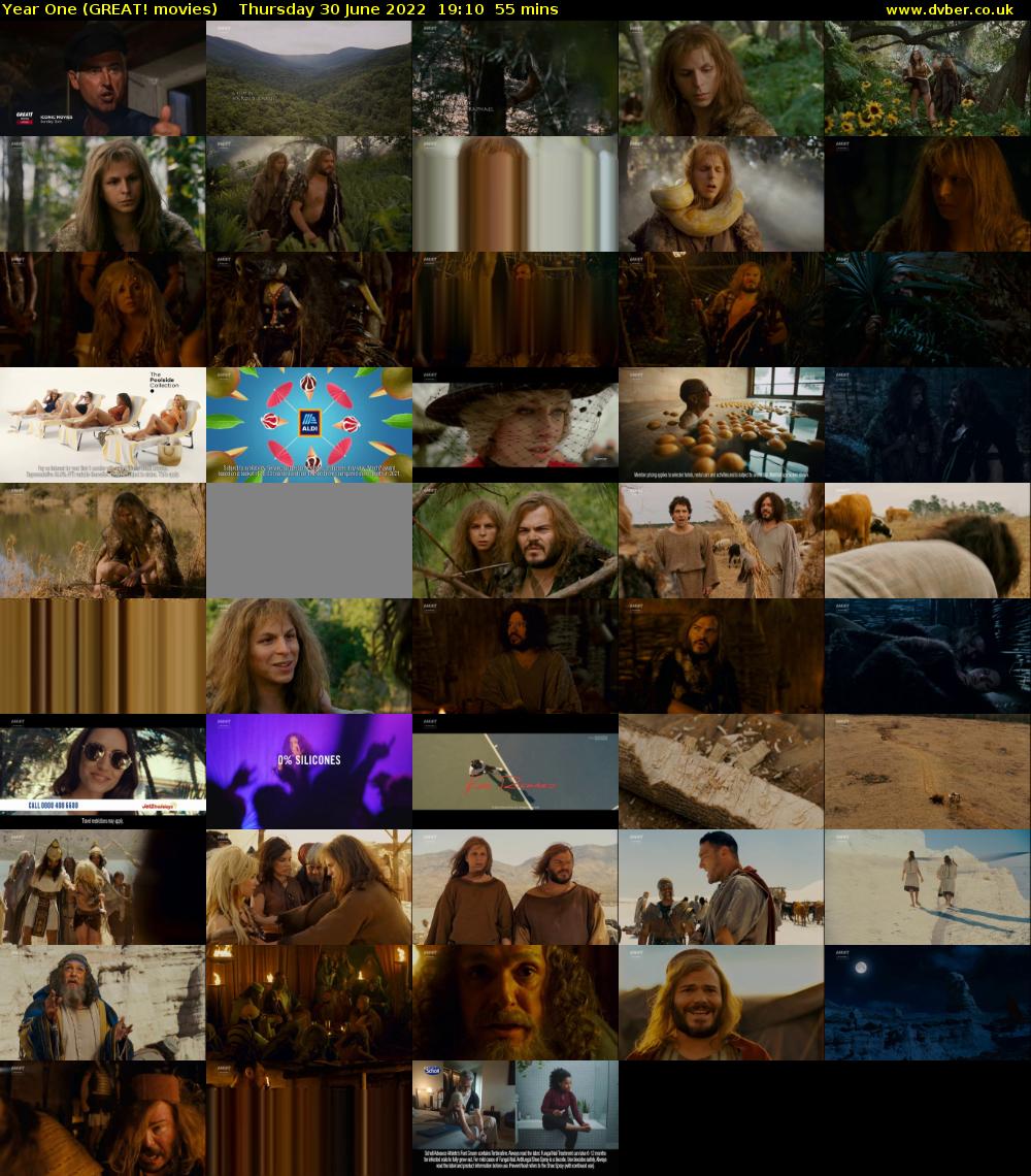 Year One (GREAT! movies) Thursday 30 June 2022 19:10 - 20:05