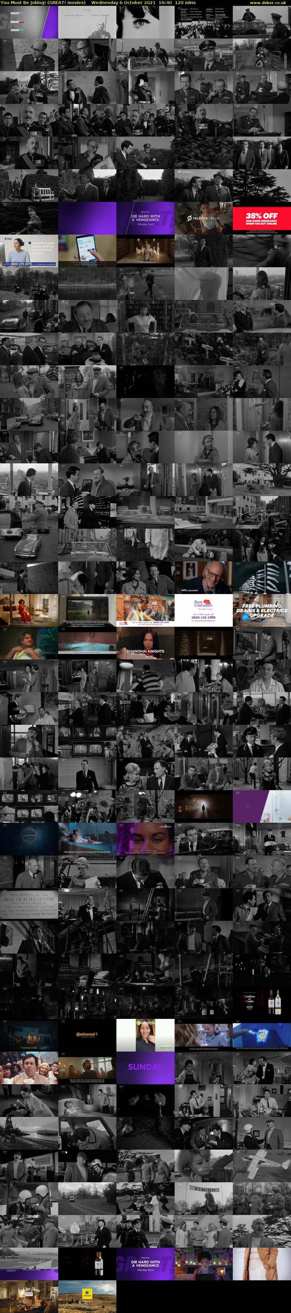 You Must Be Joking! (GREAT! movies) Wednesday 6 October 2021 16:40 - 18:40