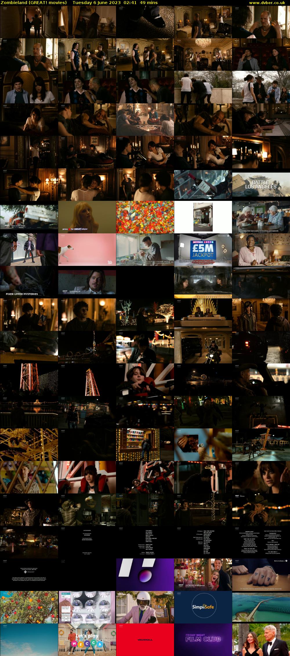 Zombieland (GREAT! movies) Tuesday 6 June 2023 02:41 - 03:30