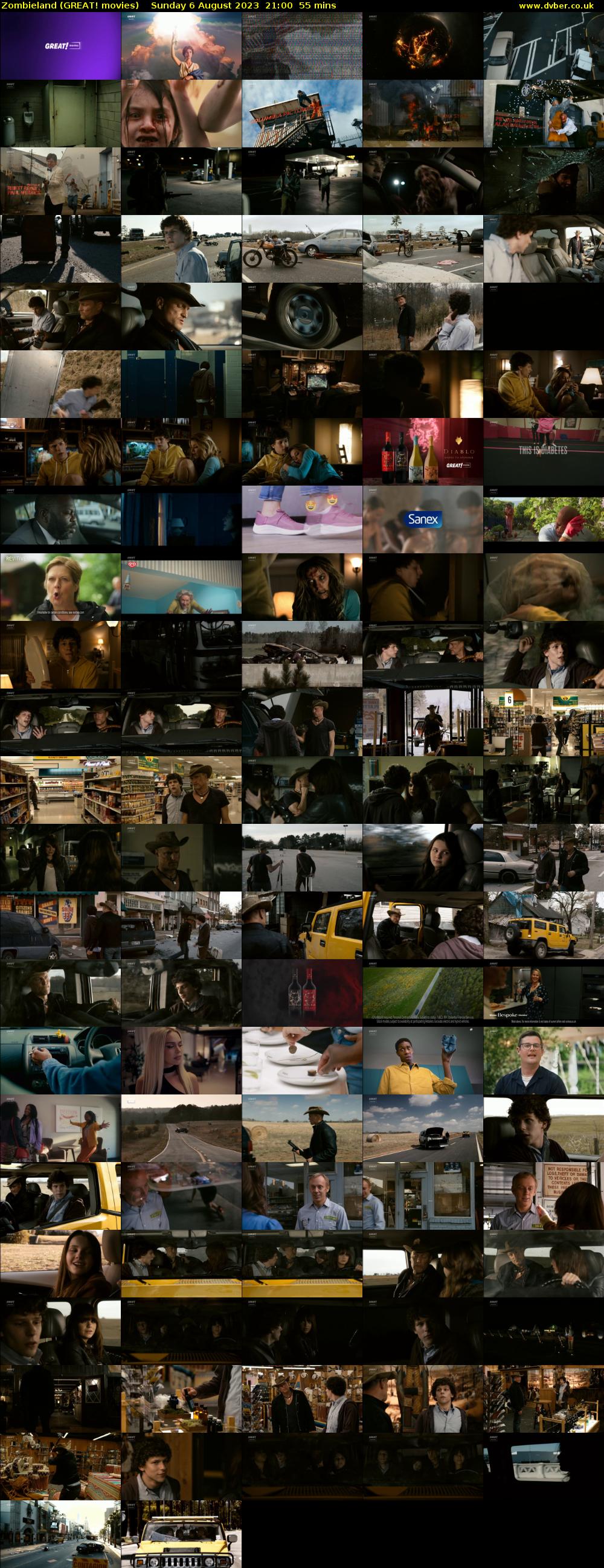 Zombieland (GREAT! movies) Sunday 6 August 2023 21:00 - 21:55