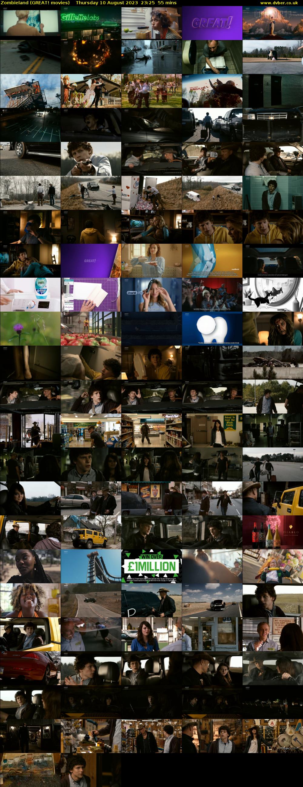 Zombieland (GREAT! movies) Thursday 10 August 2023 23:25 - 00:20
