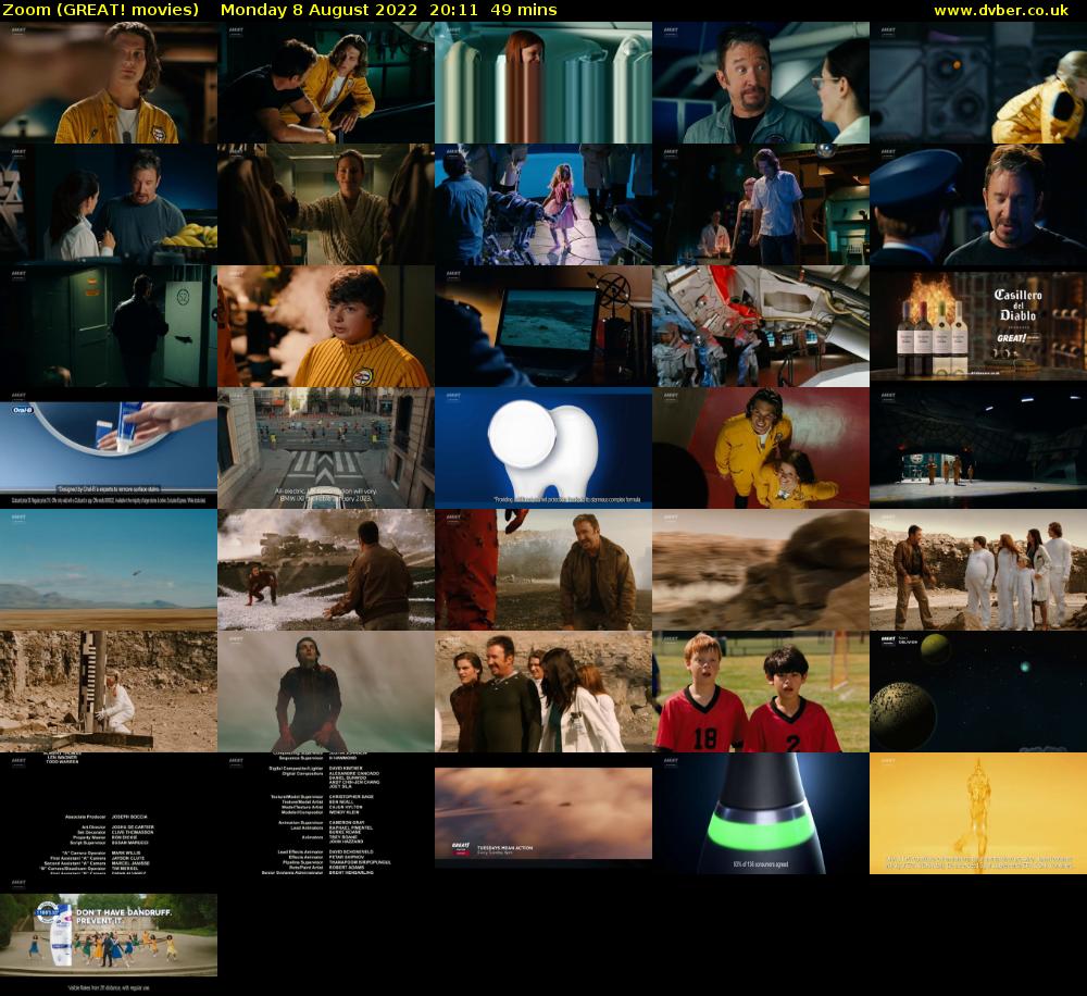 Zoom (GREAT! movies) Monday 8 August 2022 20:11 - 21:00