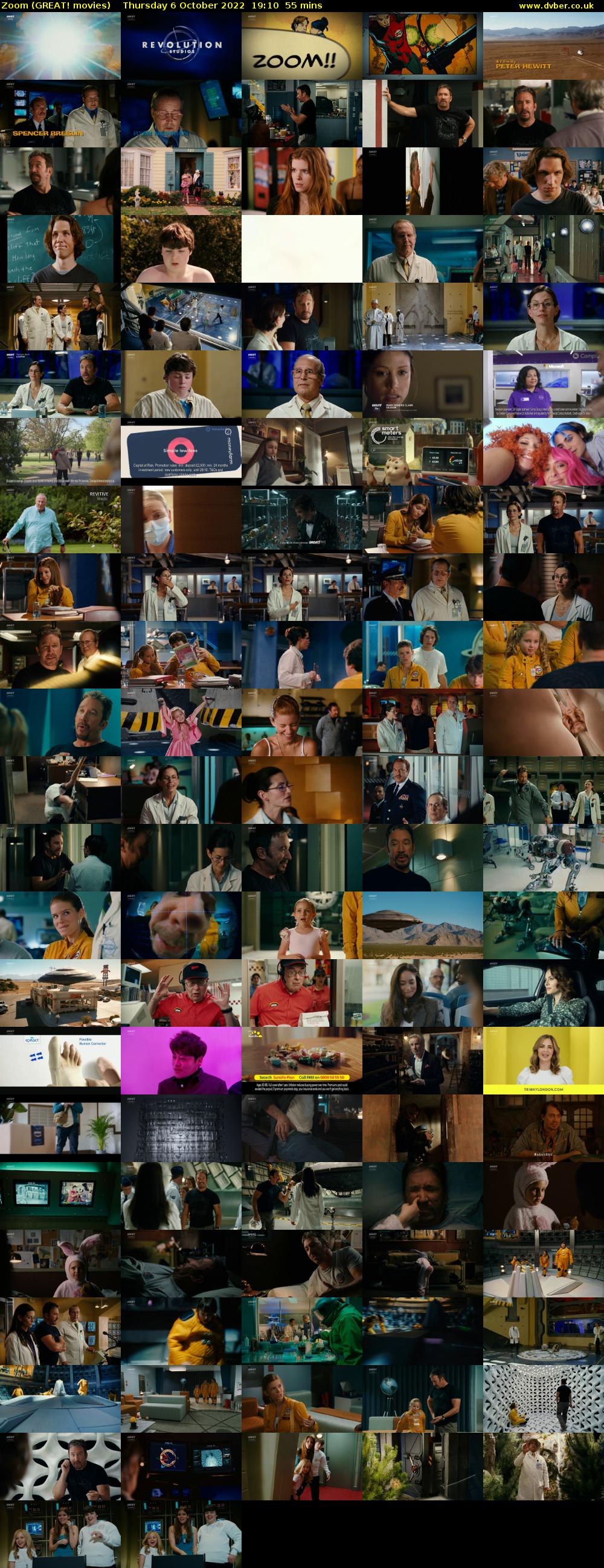 Zoom (GREAT! movies) Thursday 6 October 2022 19:10 - 20:05