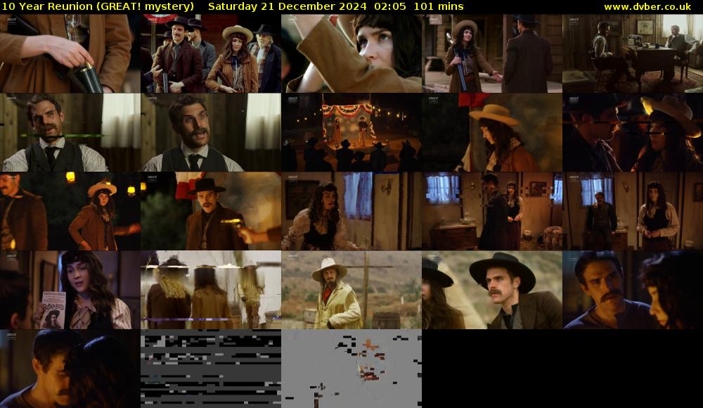 10 Year Reunion (GREAT! mystery) Saturday 21 December 2024 02:05 - 03:47