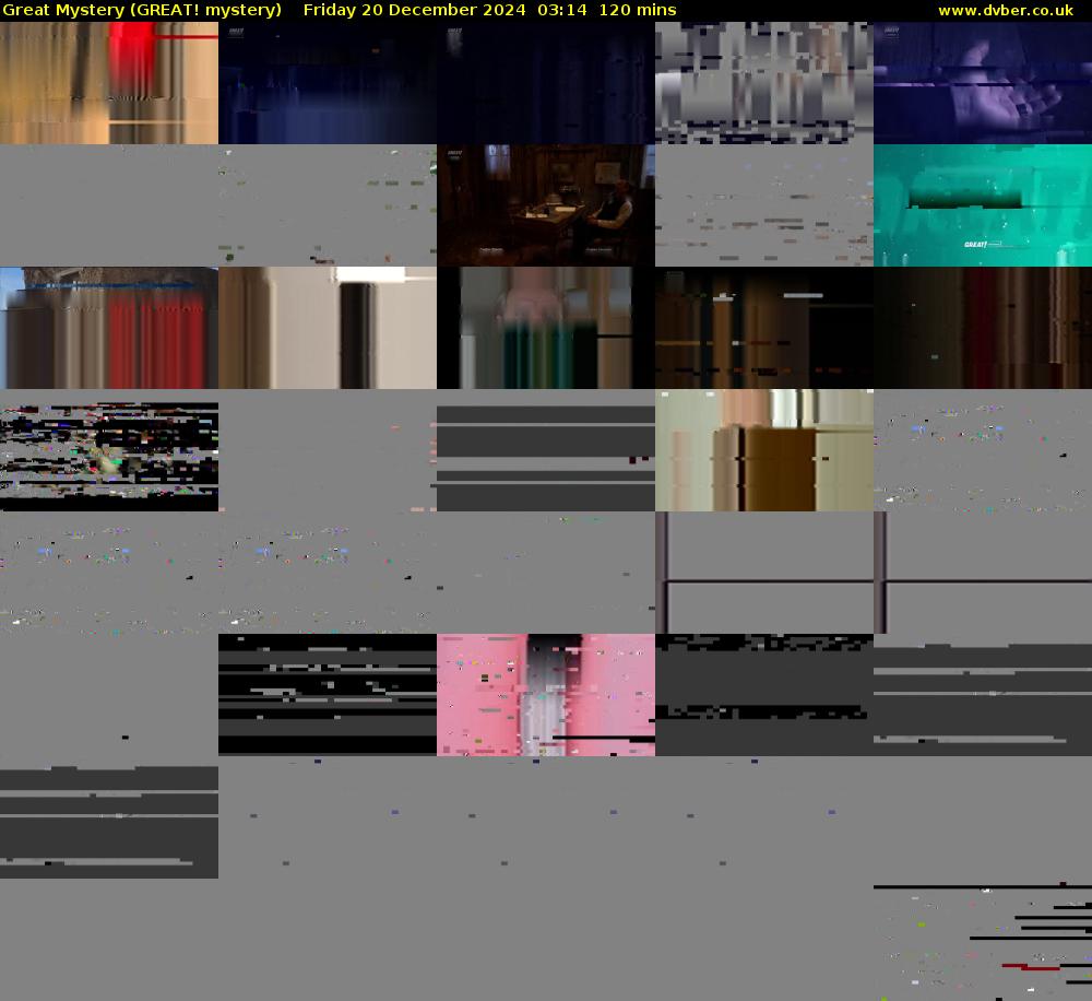 Great Mystery (GREAT! mystery) Friday 20 December 2024 03:14 - 05:14