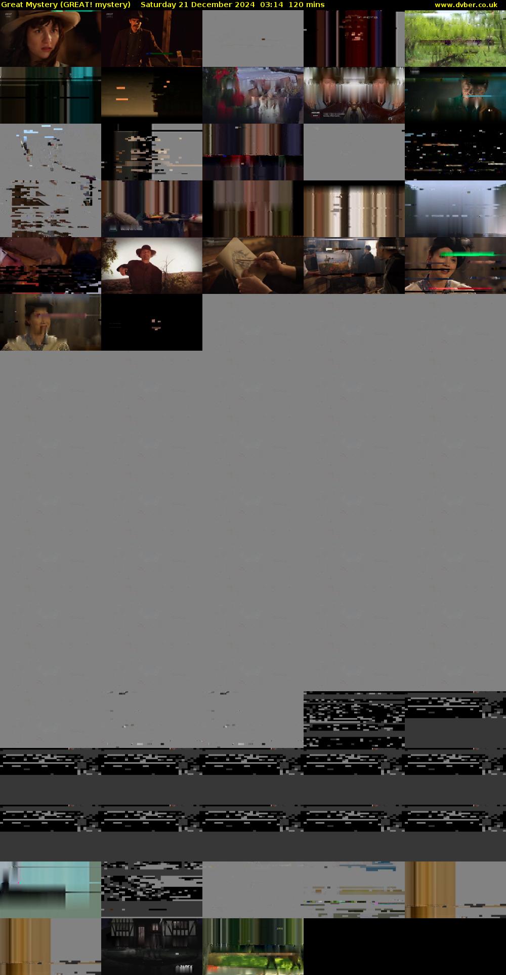 Great Mystery (GREAT! mystery) Saturday 21 December 2024 03:14 - 05:14