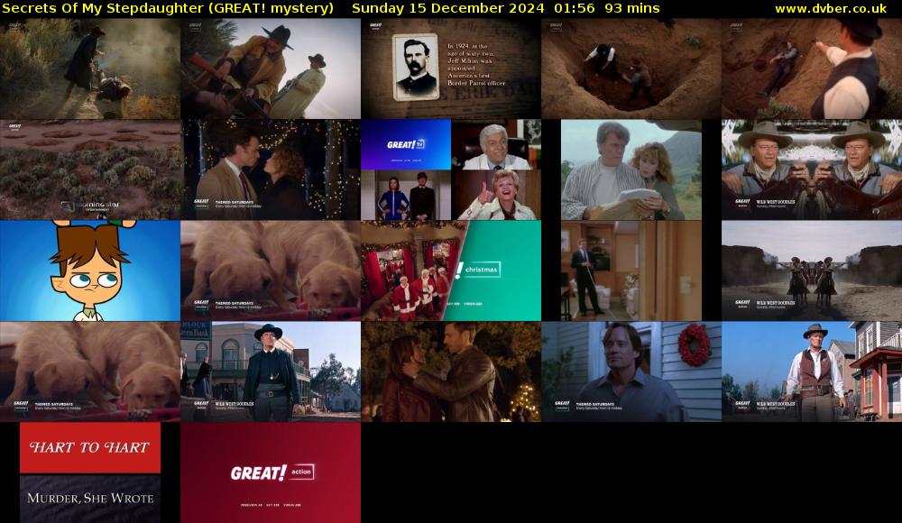 Secrets Of My Stepdaughter (GREAT! mystery) Sunday 15 December 2024 01:56 - 03:30