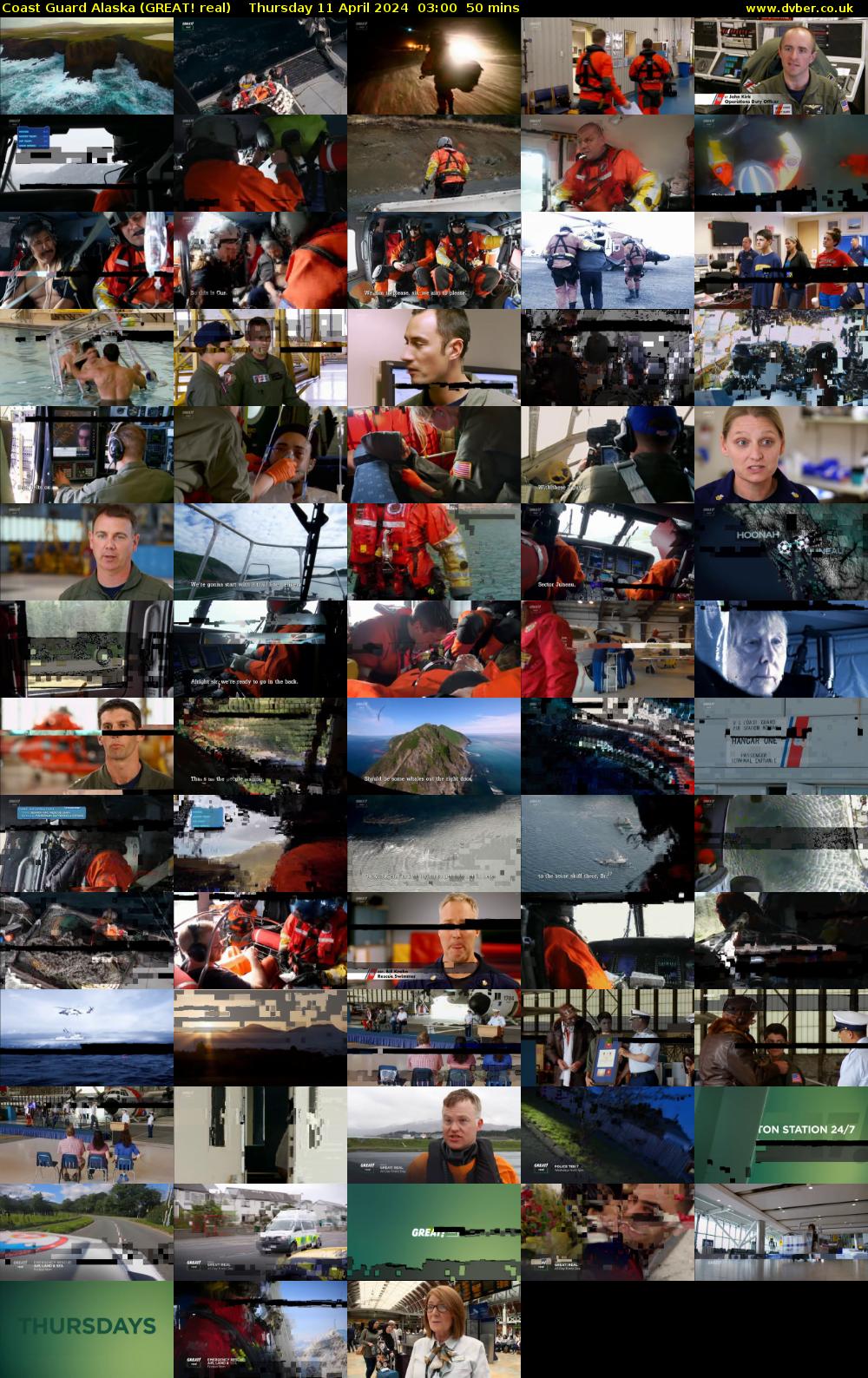 Coast Guard Alaska (GREAT! real) Thursday 11 April 2024 03:00 - 03:50