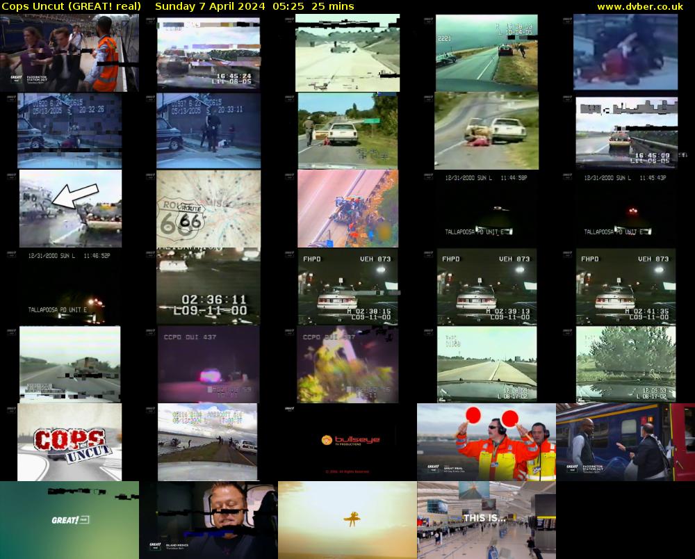 Cops Uncut (GREAT! real) Sunday 7 April 2024 05:25 - 05:50