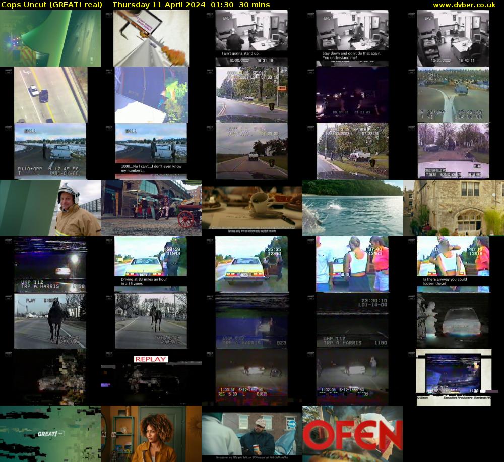 Cops Uncut (GREAT! real) Thursday 11 April 2024 01:30 - 02:00