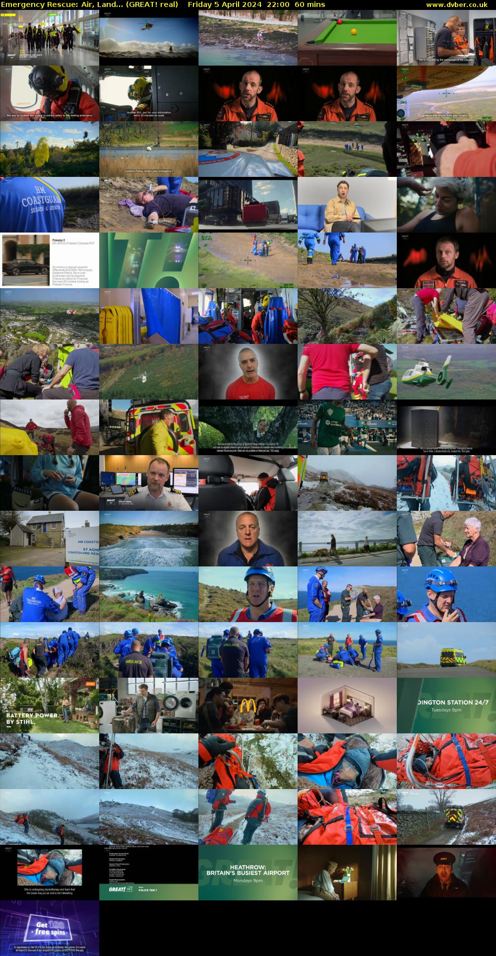 Emergency Rescue: Air, Land... (GREAT! real) Friday 5 April 2024 22:00 - 23:00