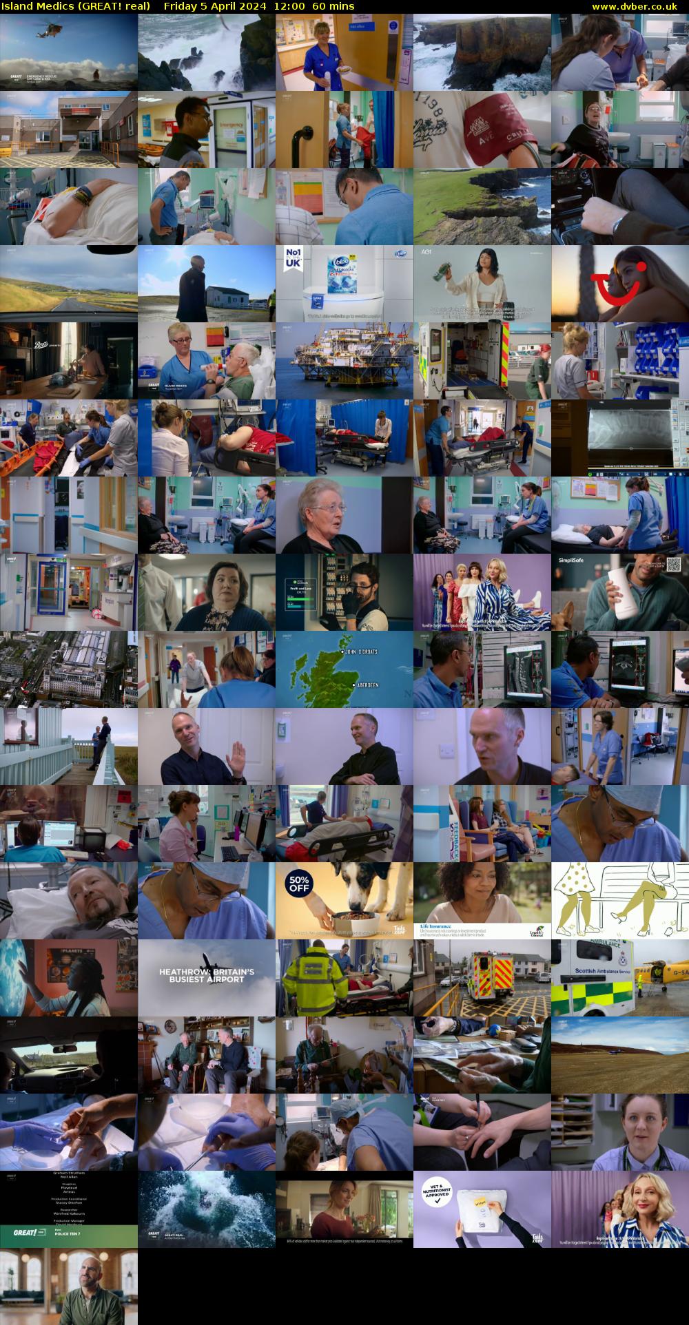 Island Medics (GREAT! real) Friday 5 April 2024 12:00 - 13:00