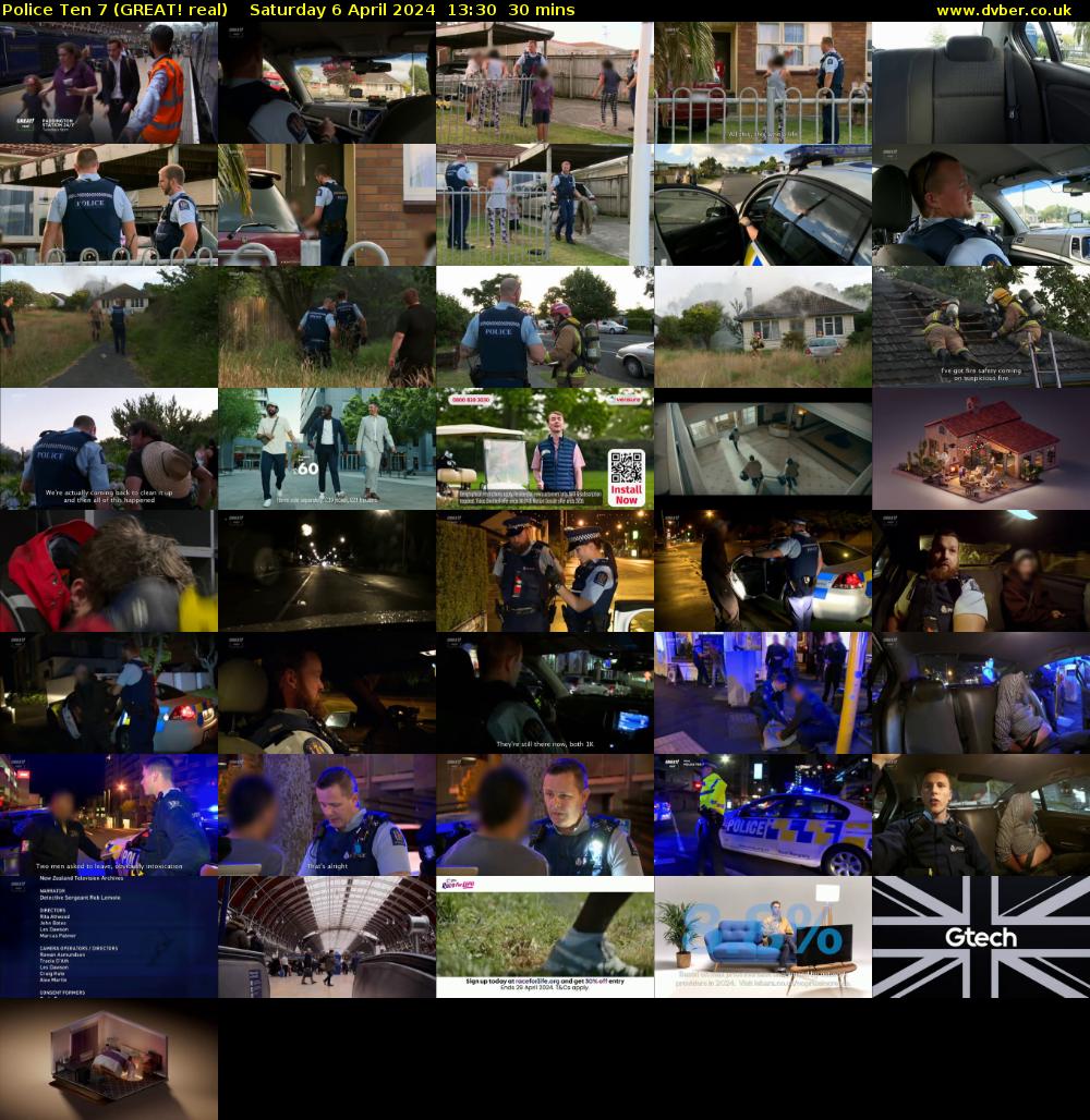Police Ten 7 (GREAT! real) Saturday 6 April 2024 13:30 - 14:00