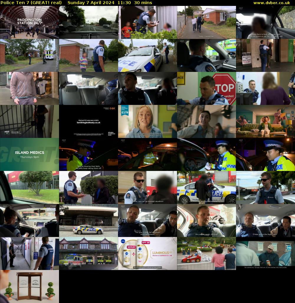 Police Ten 7 (GREAT! real) Sunday 7 April 2024 11:30 - 12:00