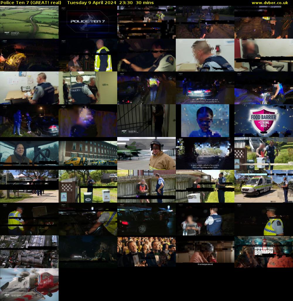 Police Ten 7 (GREAT! real) Tuesday 9 April 2024 23:30 - 00:00