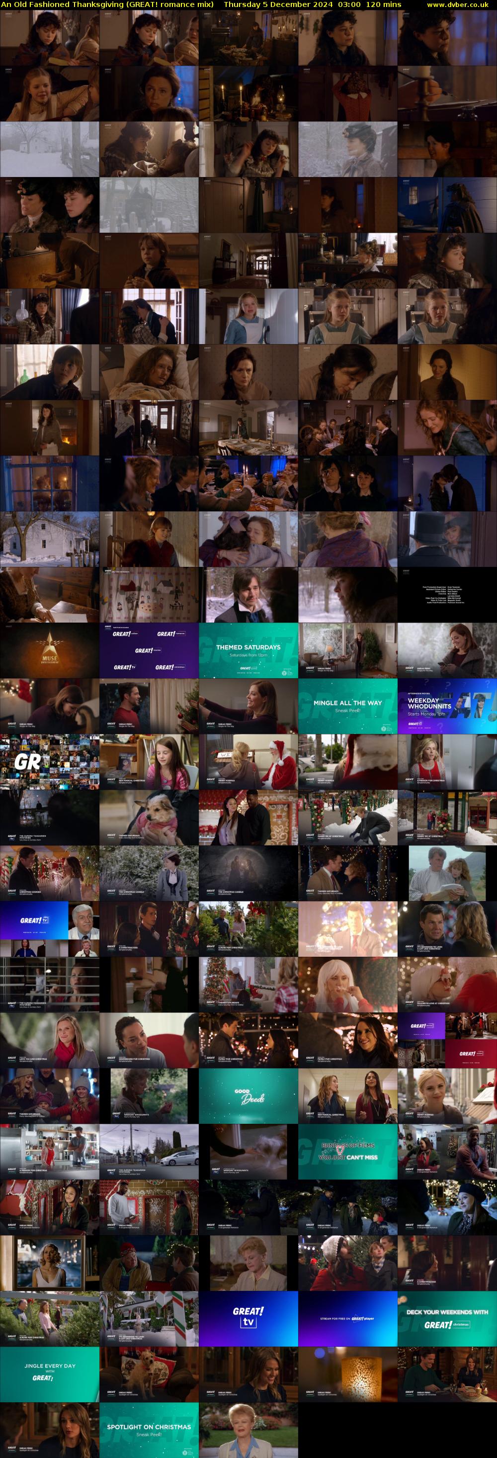 An Old Fashioned Thanksgiving (GREAT! romance mix) Thursday 5 December 2024 03:00 - 05:00