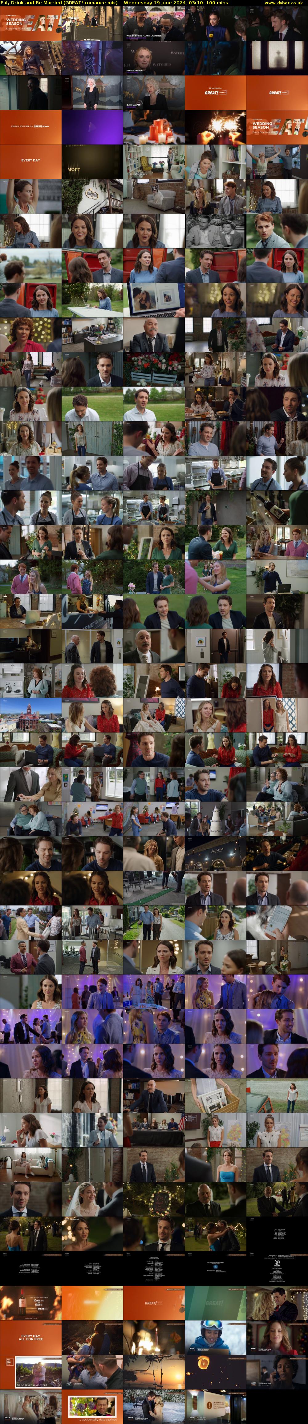 Eat, Drink and Be Married (GREAT! romance mix) Wednesday 19 June 2024 03:10 - 04:50
