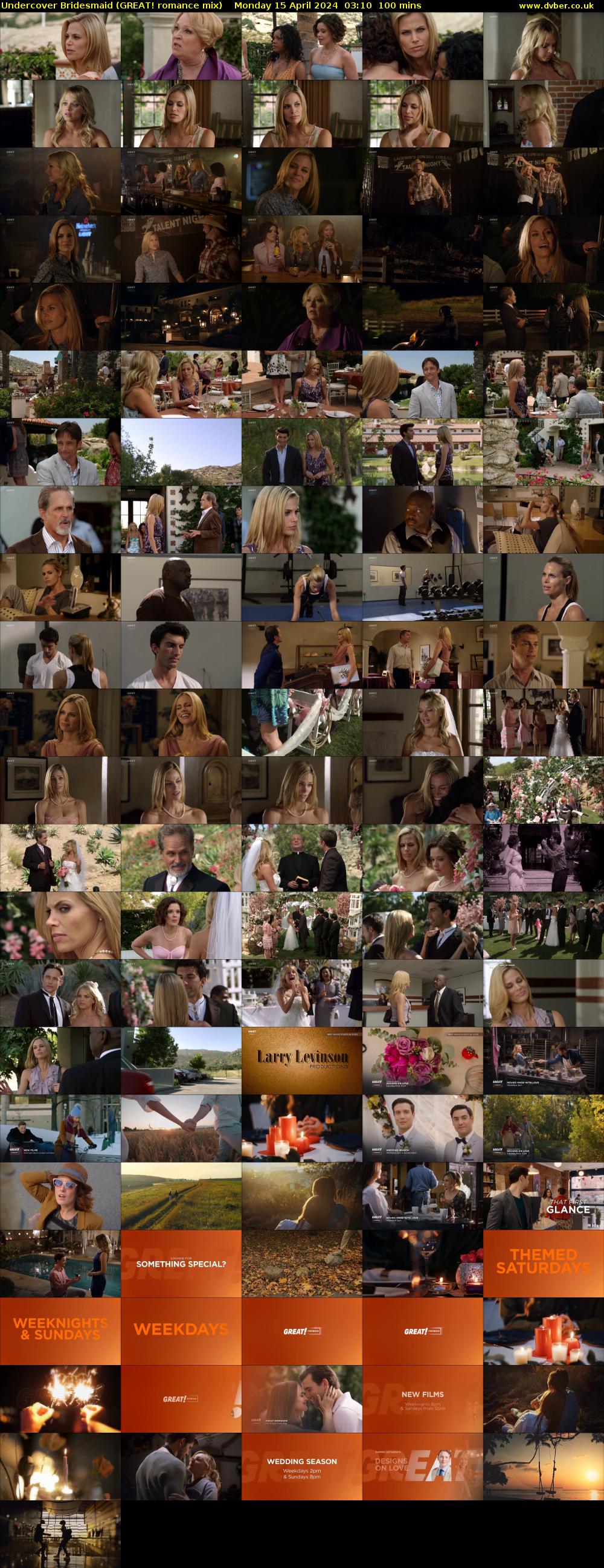Undercover Bridesmaid (GREAT! romance mix) Monday 15 April 2024 03:10 - 04:50