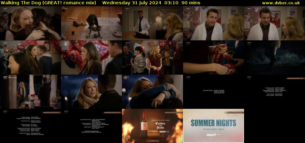 Walking The Dog (GREAT! romance mix) Wednesday 31 July 2024 03:10 - 04:40