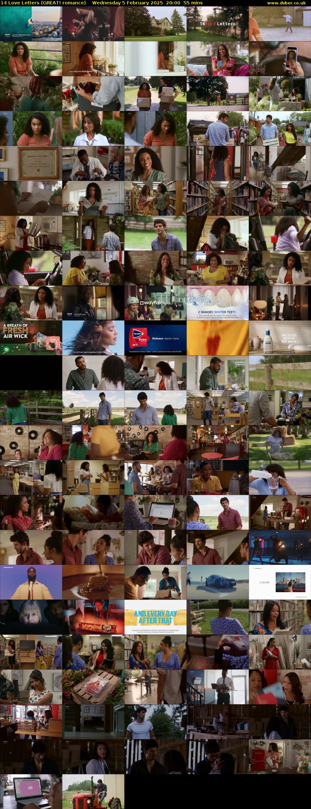 14 Love Letters (GREAT! romance) Wednesday 5 February 2025 20:00 - 20:55