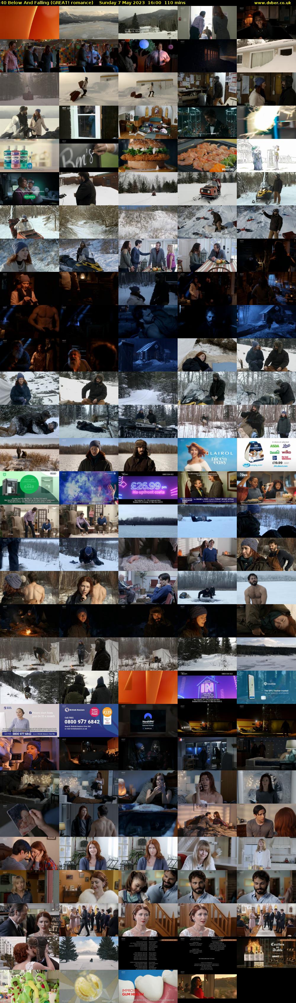 40 Below And Falling (GREAT! romance) Sunday 7 May 2023 16:00 - 17:50