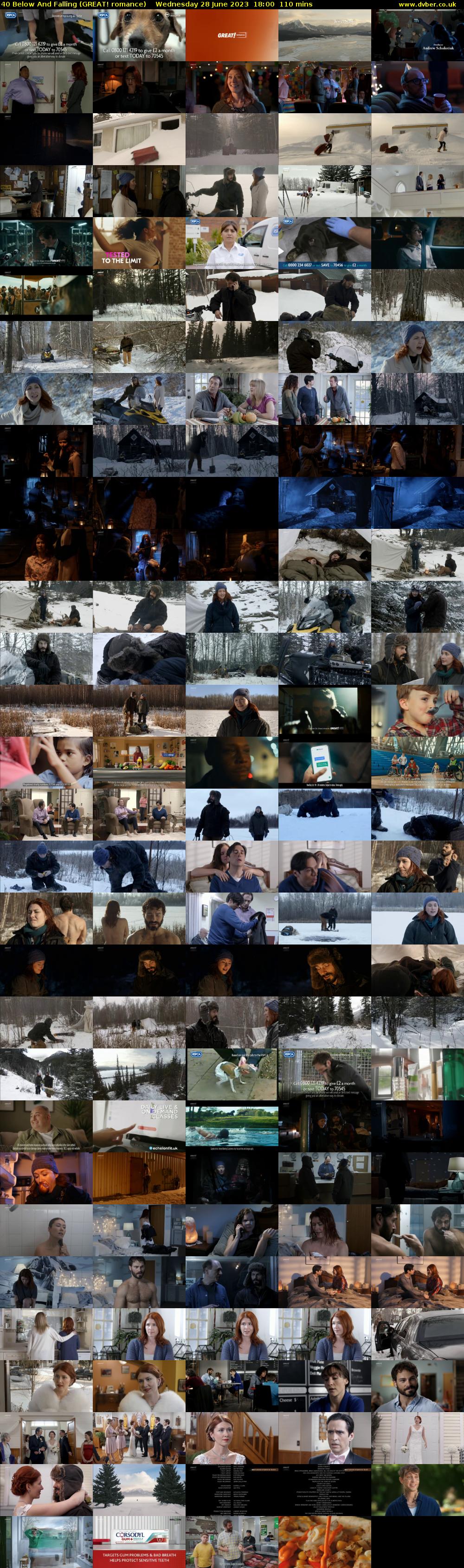 40 Below And Falling (GREAT! romance) Wednesday 28 June 2023 18:00 - 19:50