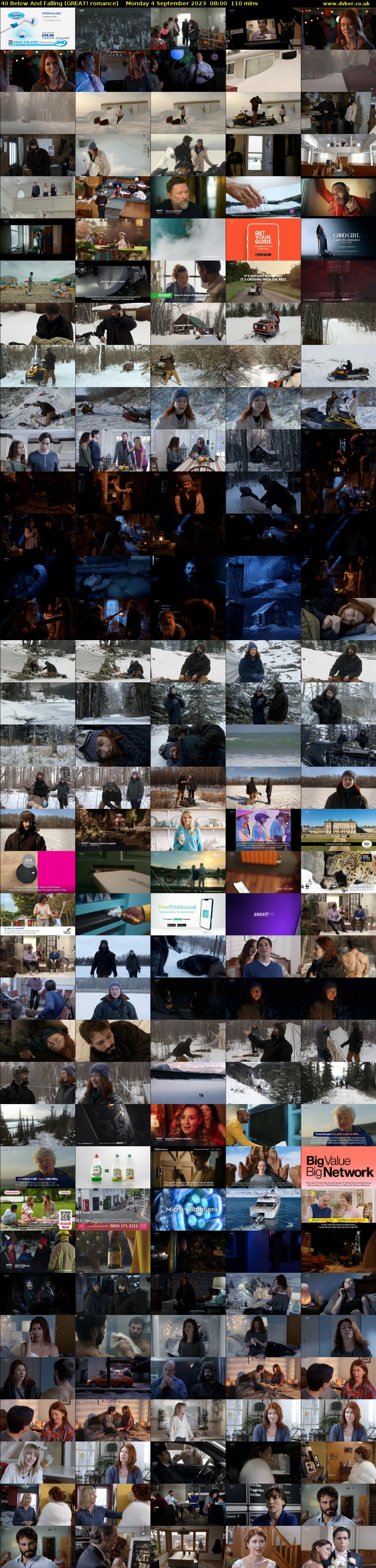 40 Below And Falling (GREAT! romance) Monday 4 September 2023 08:00 - 09:50