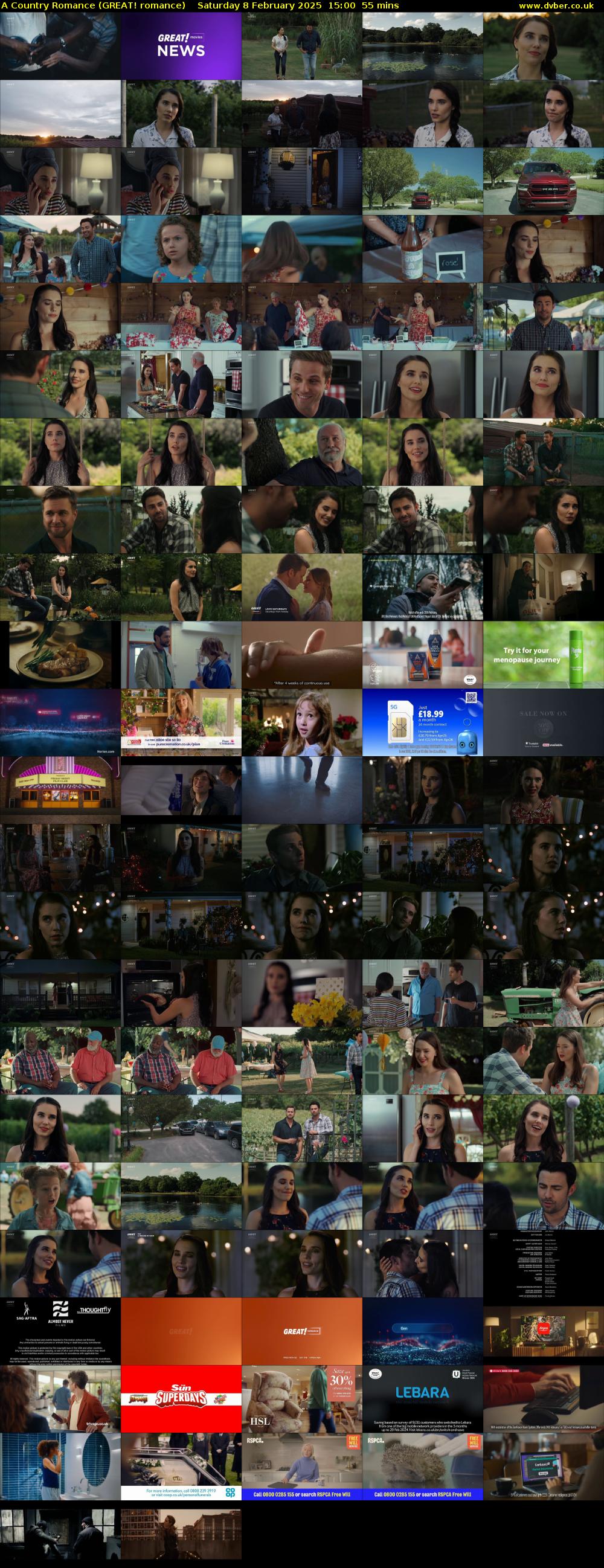 A Country Romance (GREAT! romance) Saturday 8 February 2025 15:00 - 15:55
