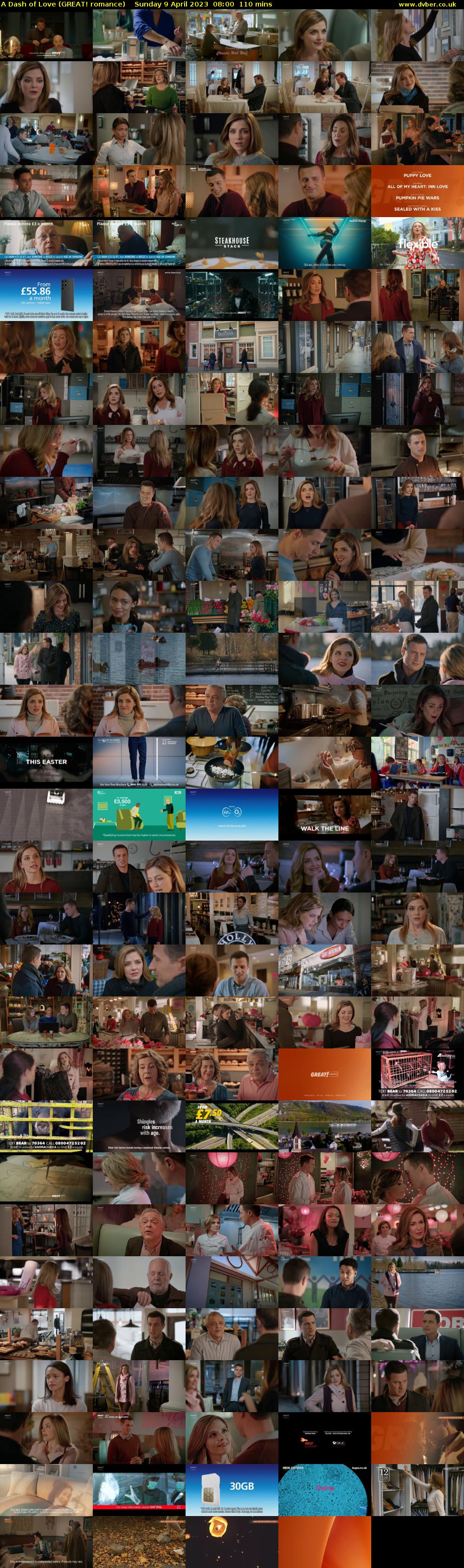 A Dash of Love (GREAT! romance) Sunday 9 April 2023 08:00 - 09:50