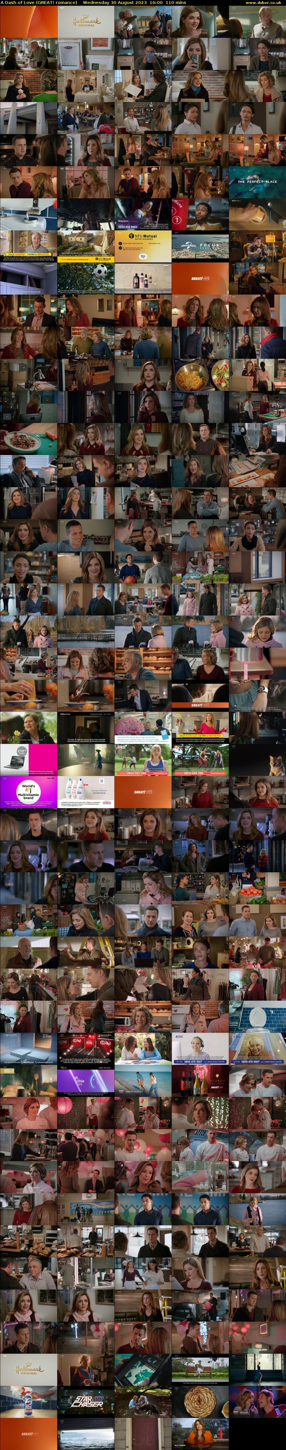 A Dash of Love (GREAT! romance) Wednesday 30 August 2023 16:00 - 17:50