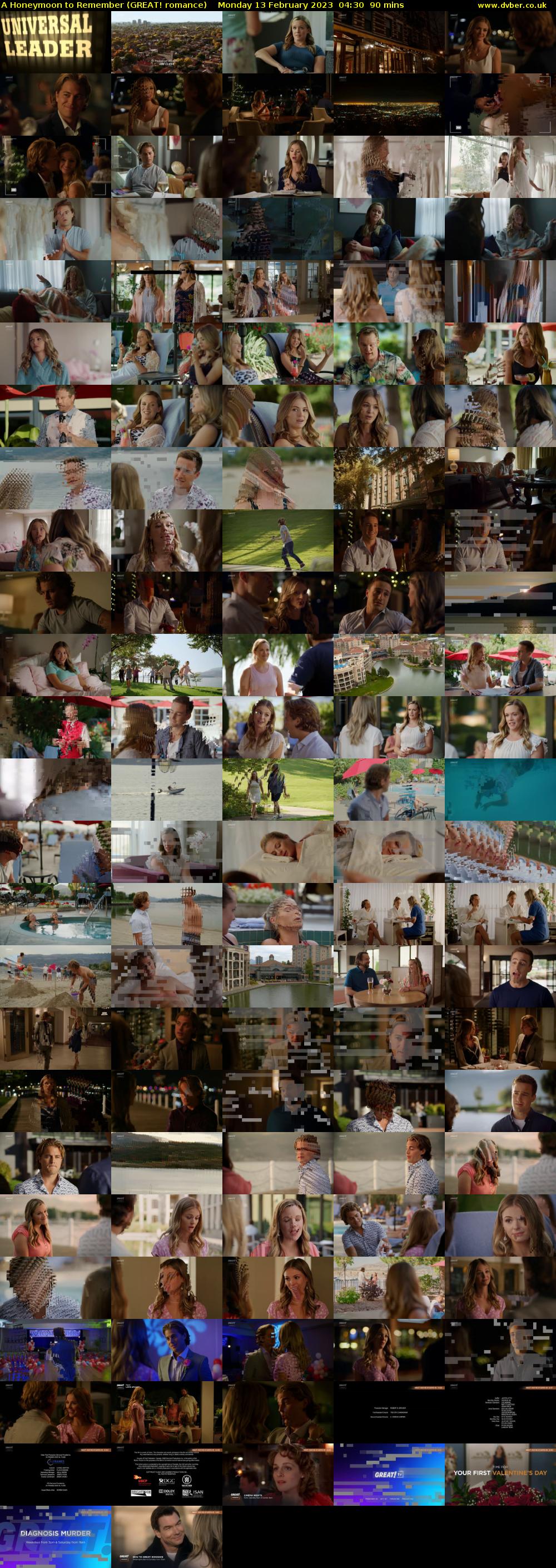 A Honeymoon to Remember (GREAT! romance) Monday 13 February 2023 04:30 - 06:00