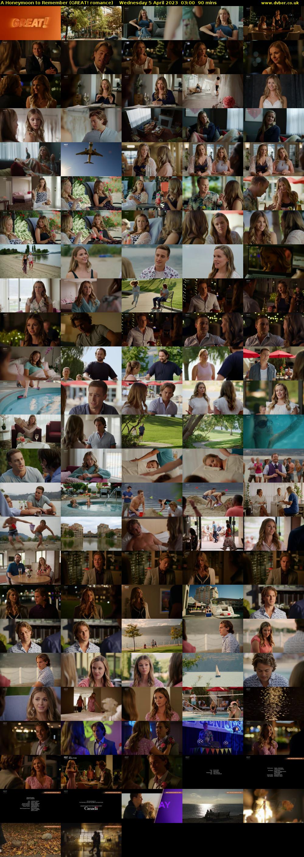 A Honeymoon to Remember (GREAT! romance) Wednesday 5 April 2023 03:00 - 04:30