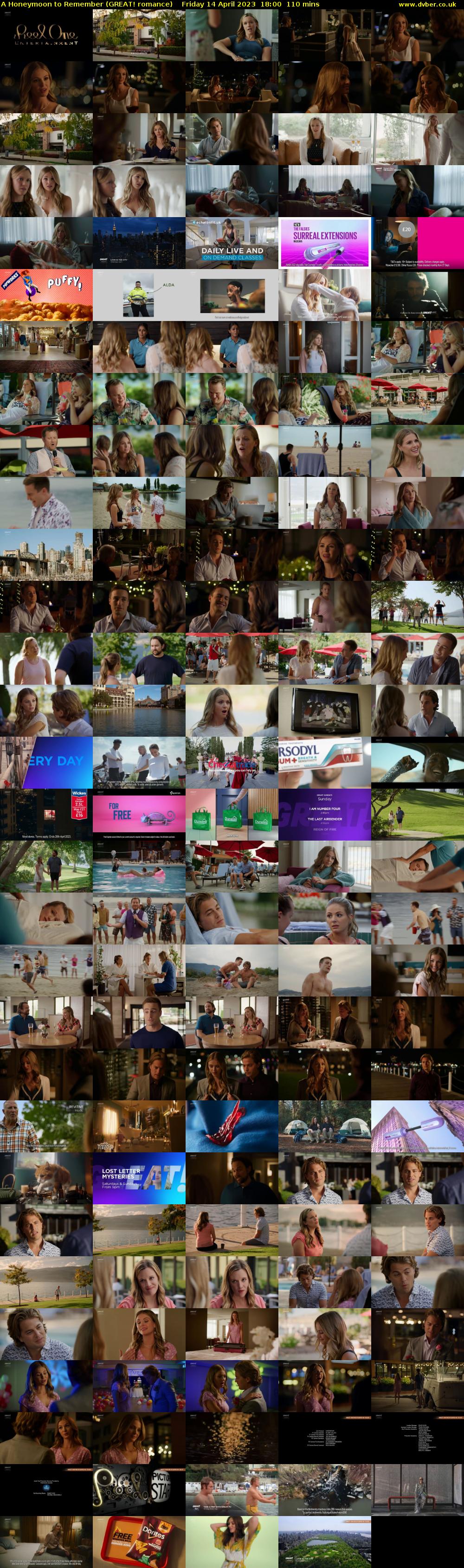 A Honeymoon to Remember (GREAT! romance) Friday 14 April 2023 18:00 - 19:50