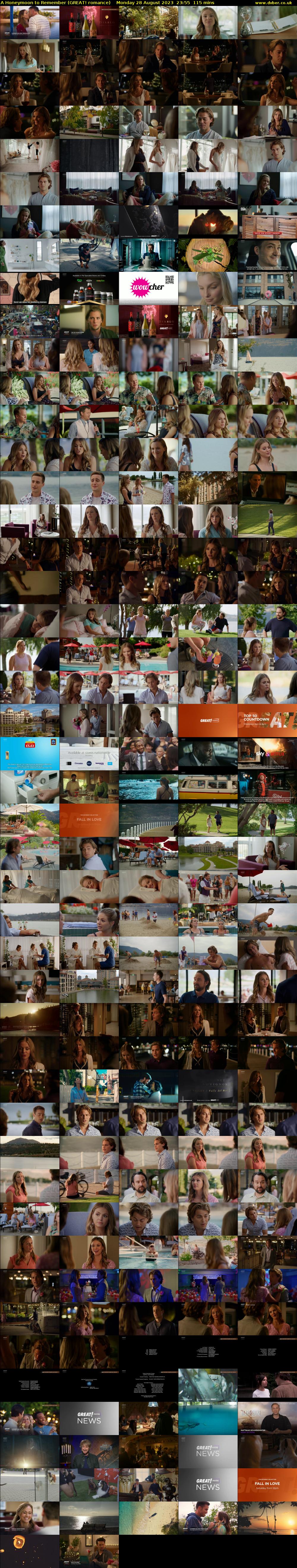 A Honeymoon to Remember (GREAT! romance) Monday 28 August 2023 23:55 - 01:50