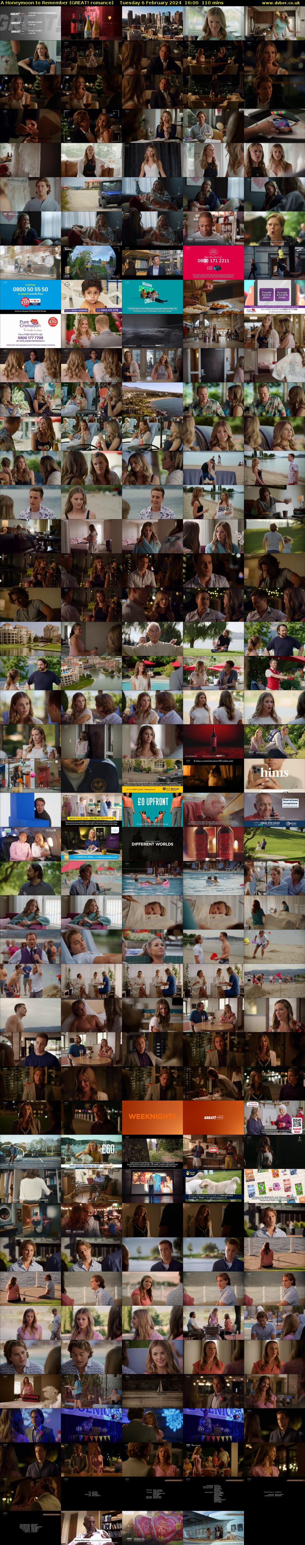 A Honeymoon to Remember (GREAT! romance) Tuesday 6 February 2024 16:00 - 17:50