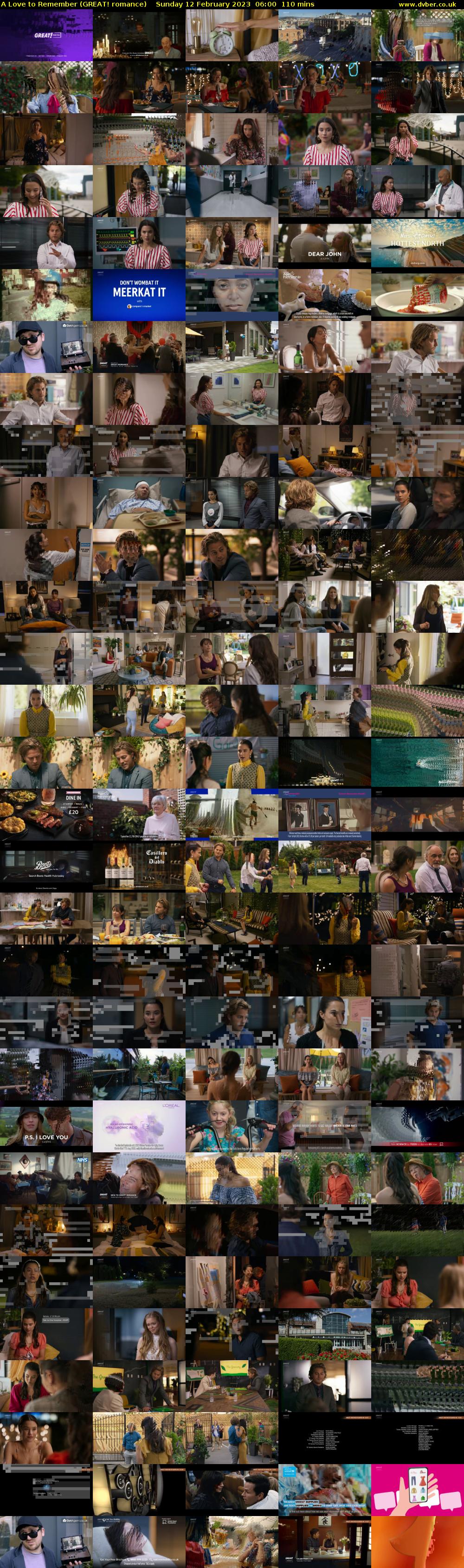 A Love to Remember (GREAT! romance) Sunday 12 February 2023 06:00 - 07:50