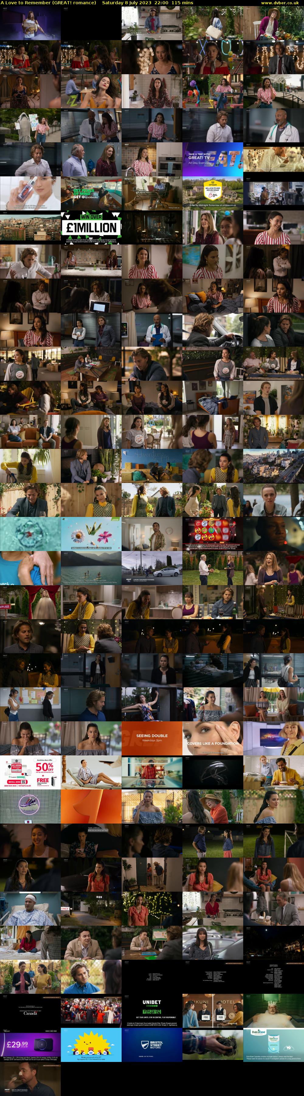 A Love to Remember (GREAT! romance) Saturday 8 July 2023 22:00 - 23:55
