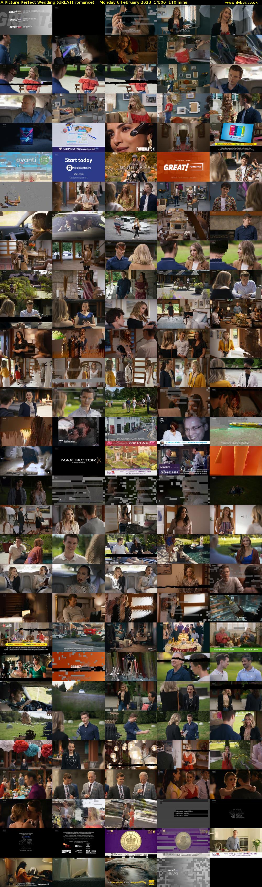 A Picture Perfect Wedding (GREAT! romance) Monday 6 February 2023 14:00 - 15:50