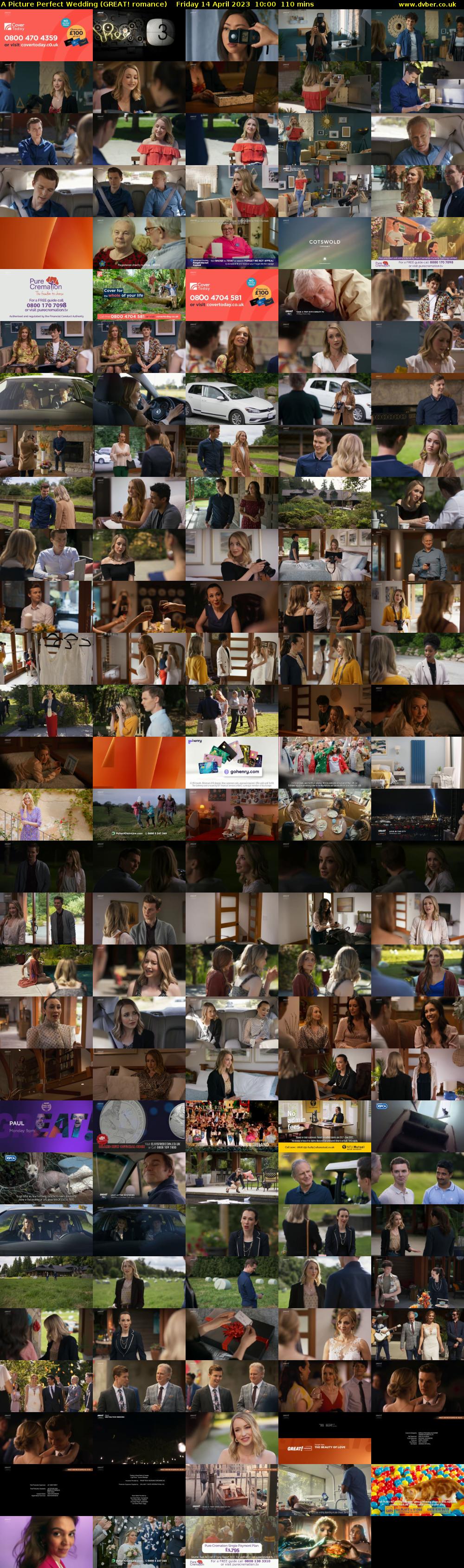 A Picture Perfect Wedding (GREAT! romance) Friday 14 April 2023 10:00 - 11:50