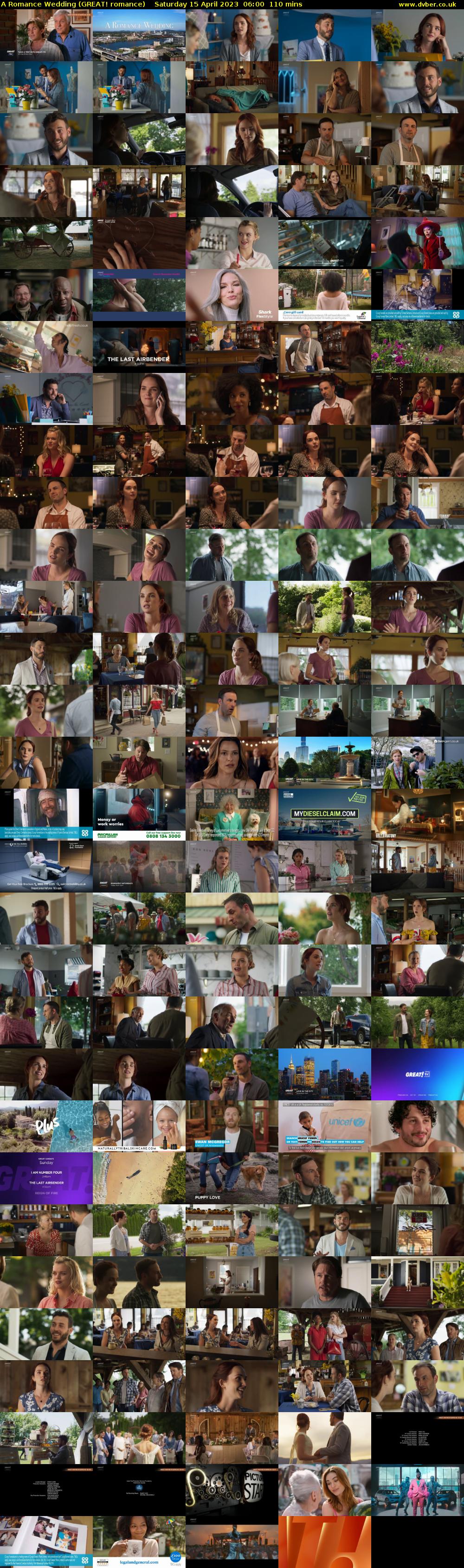 A Romance Wedding (GREAT! romance) Saturday 15 April 2023 06:00 - 07:50