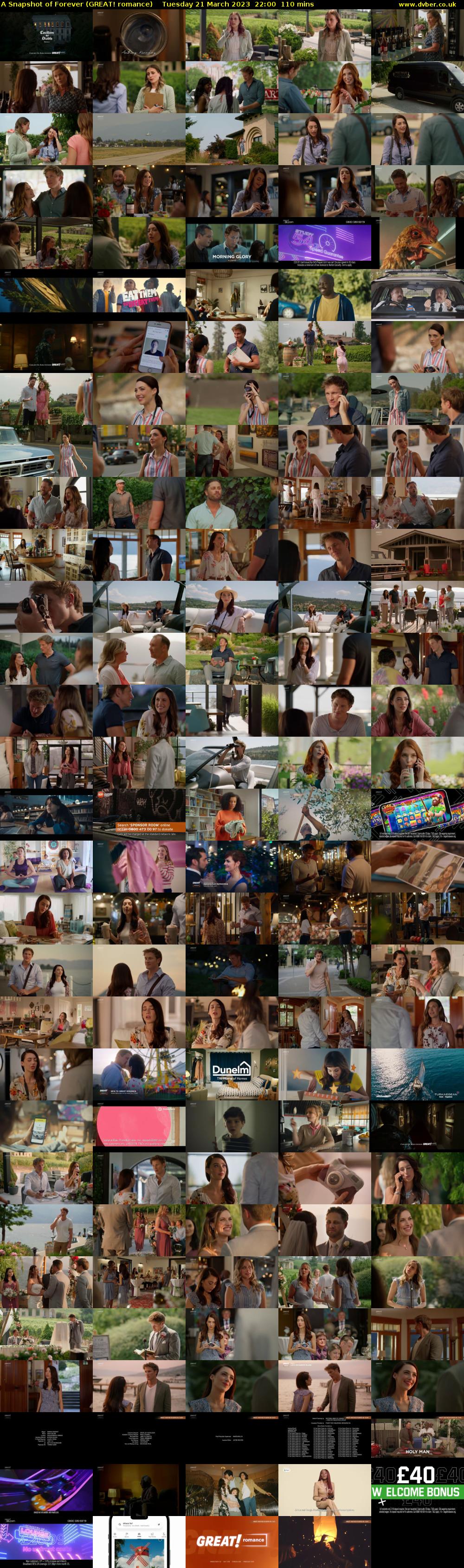 A Snapshot of Forever (GREAT! romance) Tuesday 21 March 2023 22:00 - 23:50