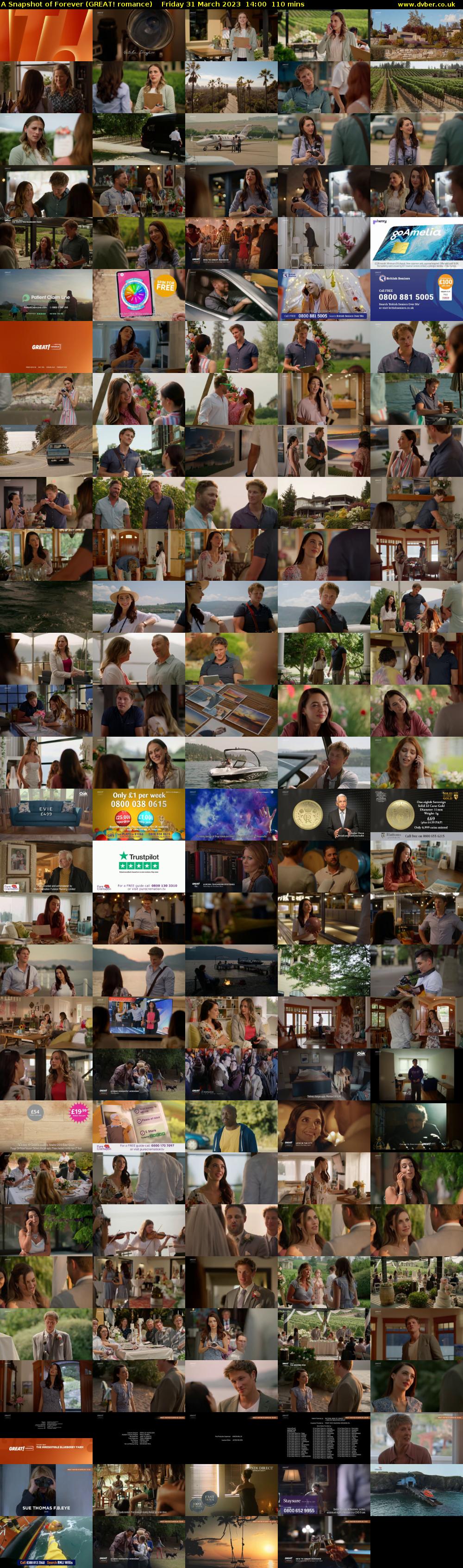 A Snapshot of Forever (GREAT! romance) Friday 31 March 2023 14:00 - 15:50