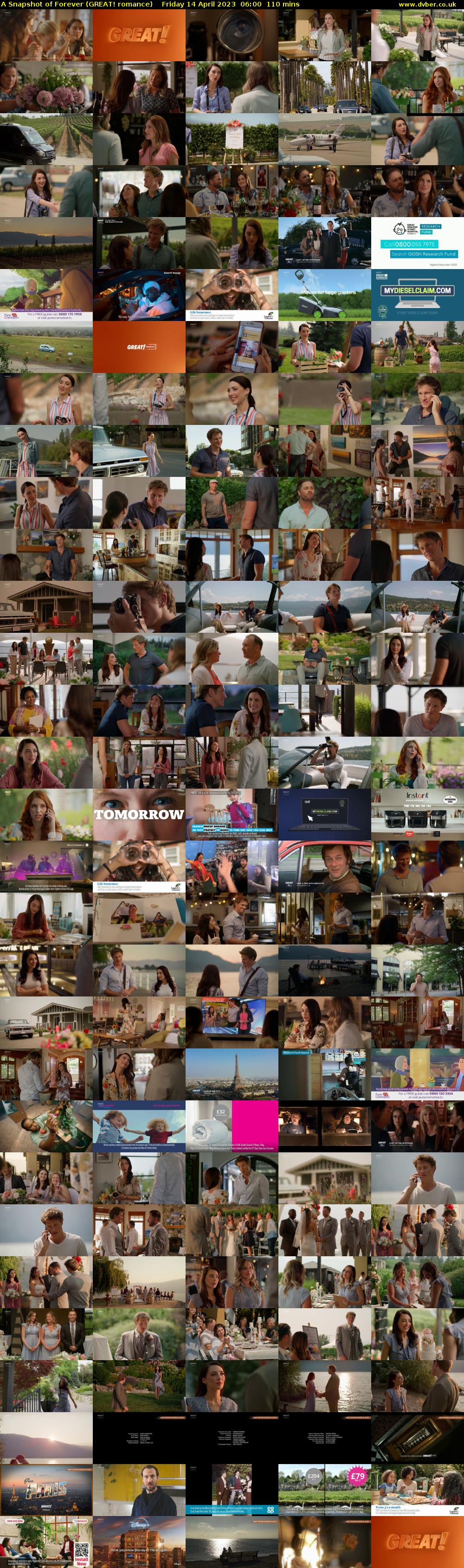 A Snapshot of Forever (GREAT! romance) Friday 14 April 2023 06:00 - 07:50